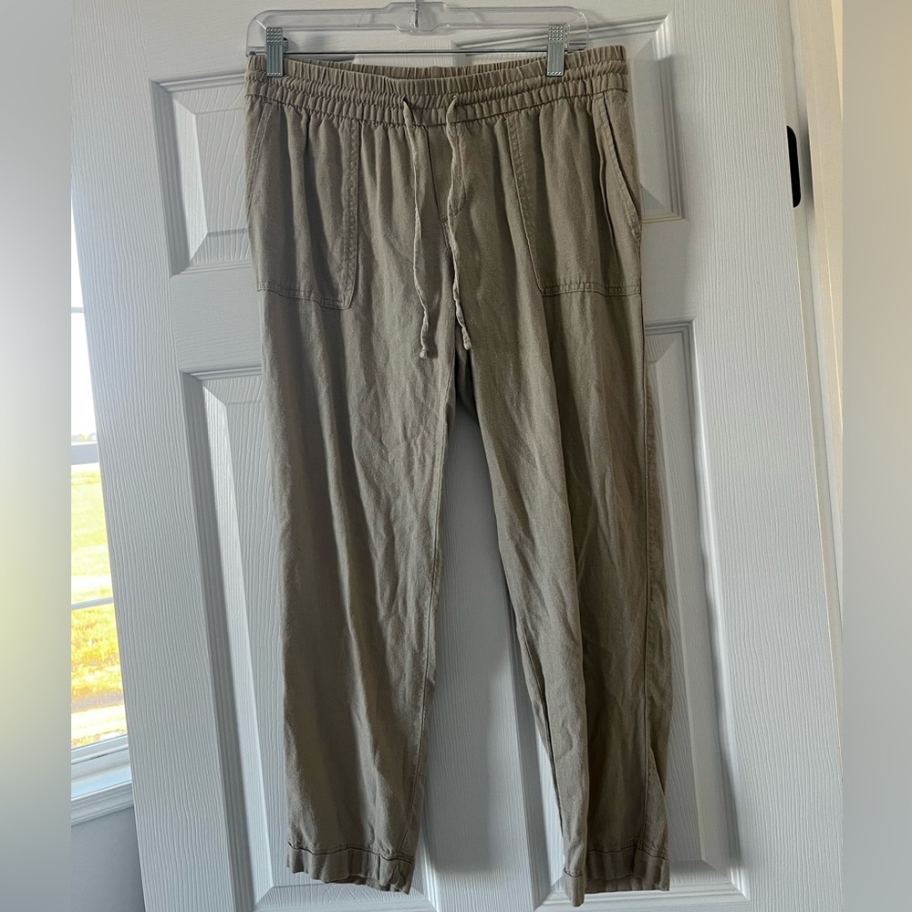 Old Navy Cropped Linen Pants